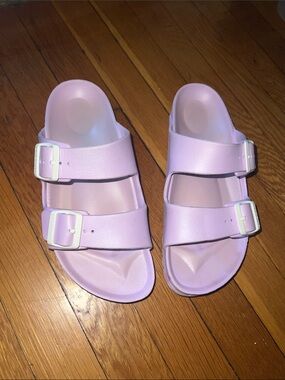 Lilac BIRKENSTOCK Arizona EVA Slide Sandals
